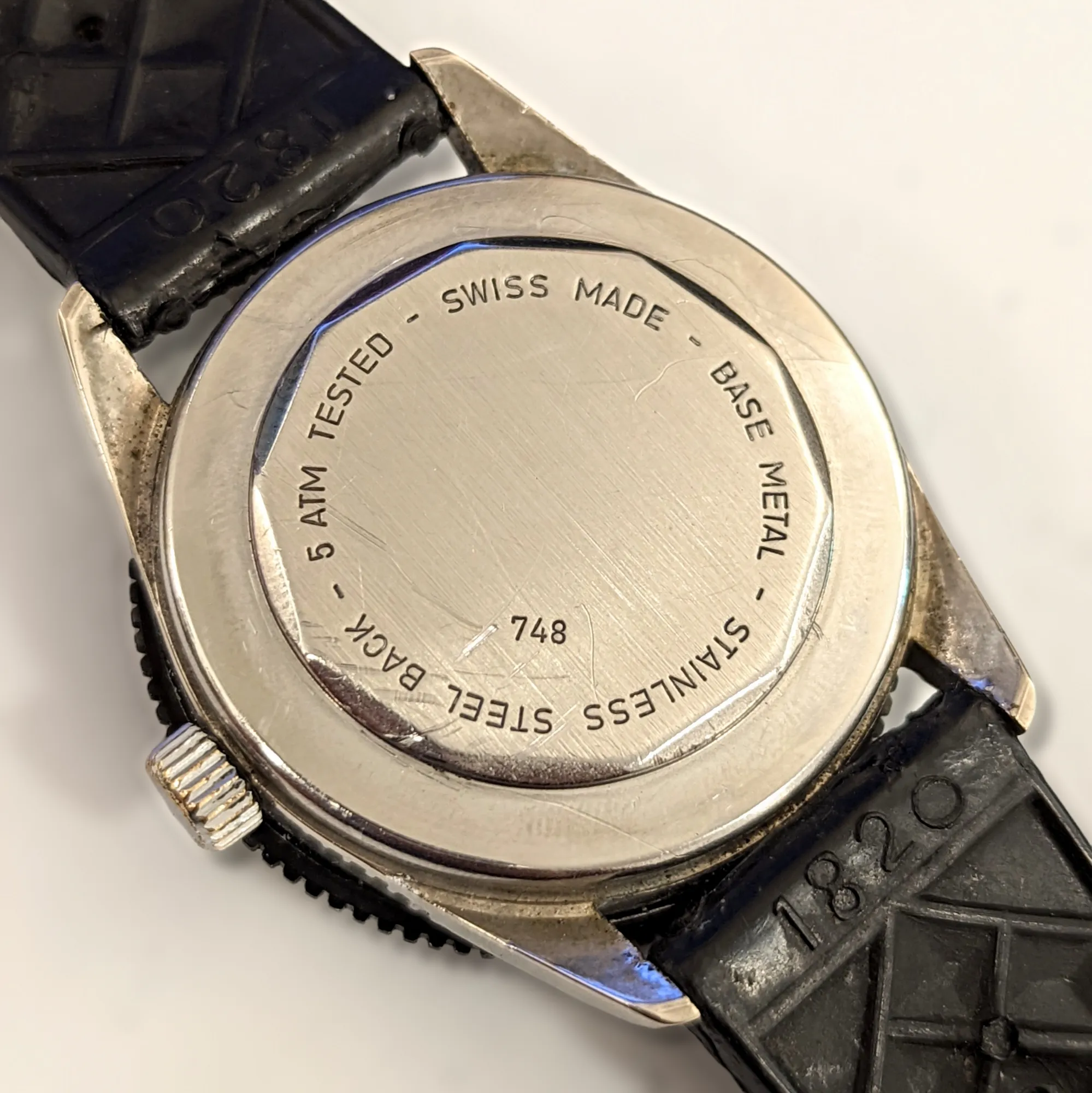 1970's CHALET Skin Diver Watch Cal. EB 8501 Swiss Made