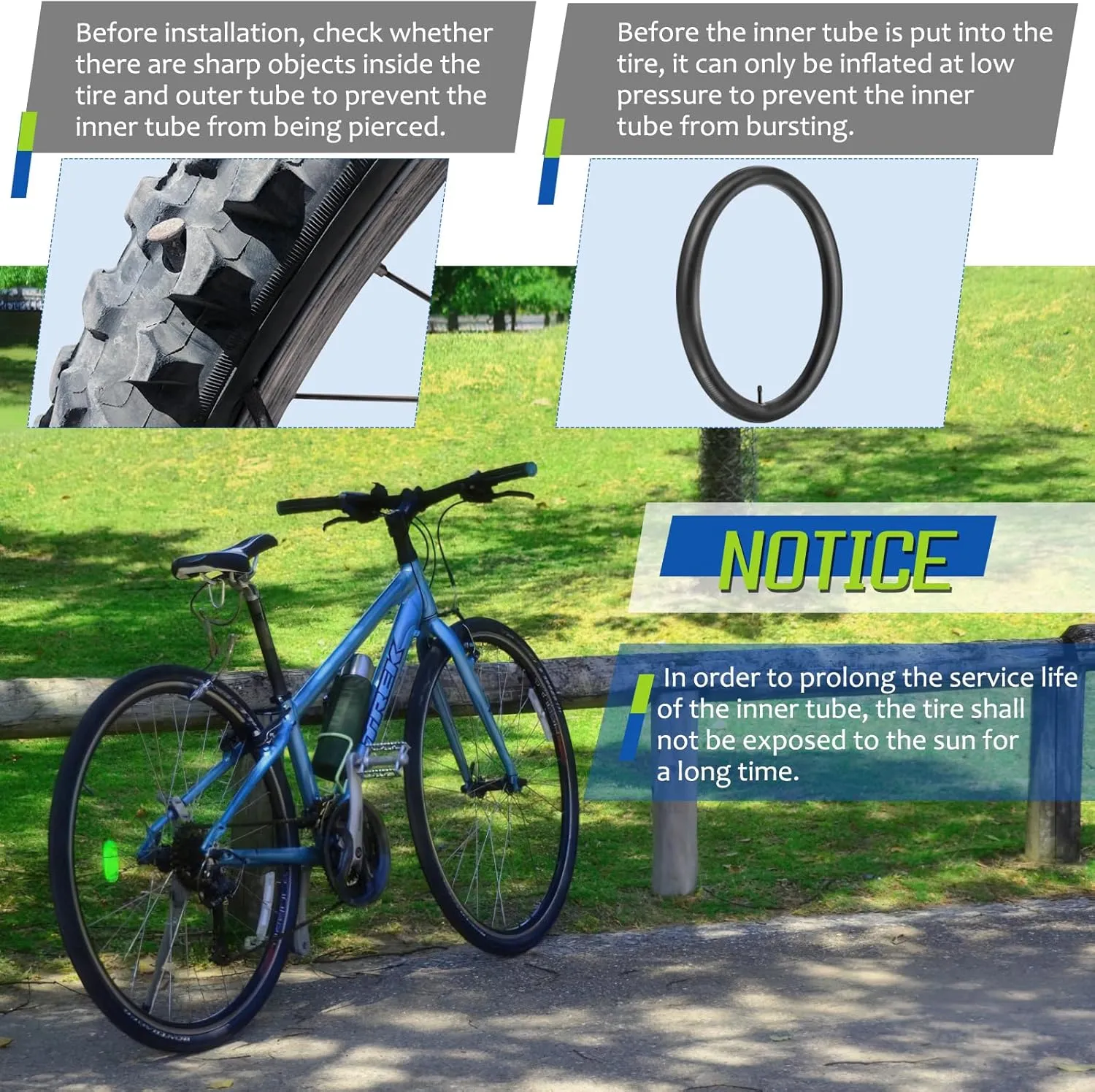 2 Pack 12"/14"/16"/18"/ 20"/ 22"/24"/ 26"/27.5"/28"/29" x1.75/1.95/2.10/2.125 Bicycle Tube with 2 Tire Levers, with 32mm AV Schrader Valve, Inner Tube for Kids/Road/MTB Bike (2 of One Size)