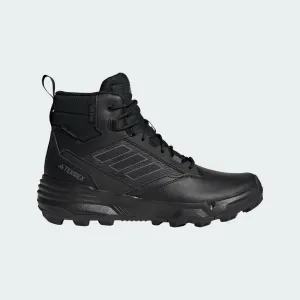 adidas TERREX UNITY LEATHER MID RAIN.RDY HIKING SHOES | Core Black  | Men's