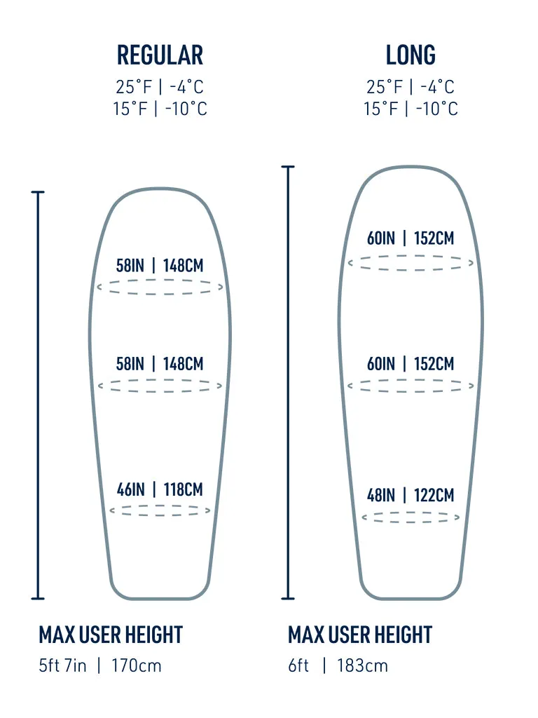 Altitude Women's Down Sleeping Bag (25°F & 15°F)