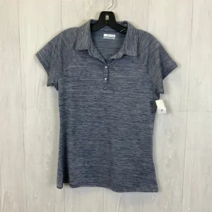 Athletic Top Short Sleeve By Columbia In Blue, Size: M