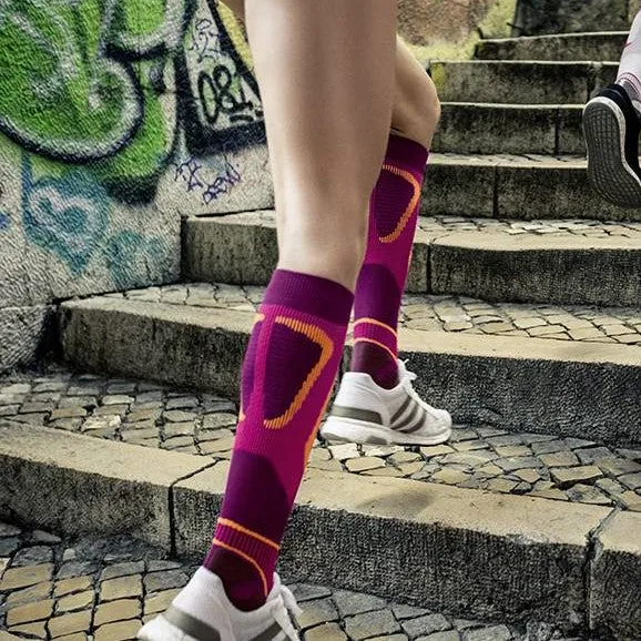 Bauerfeind Women's Run Performance Compression Socks - Full