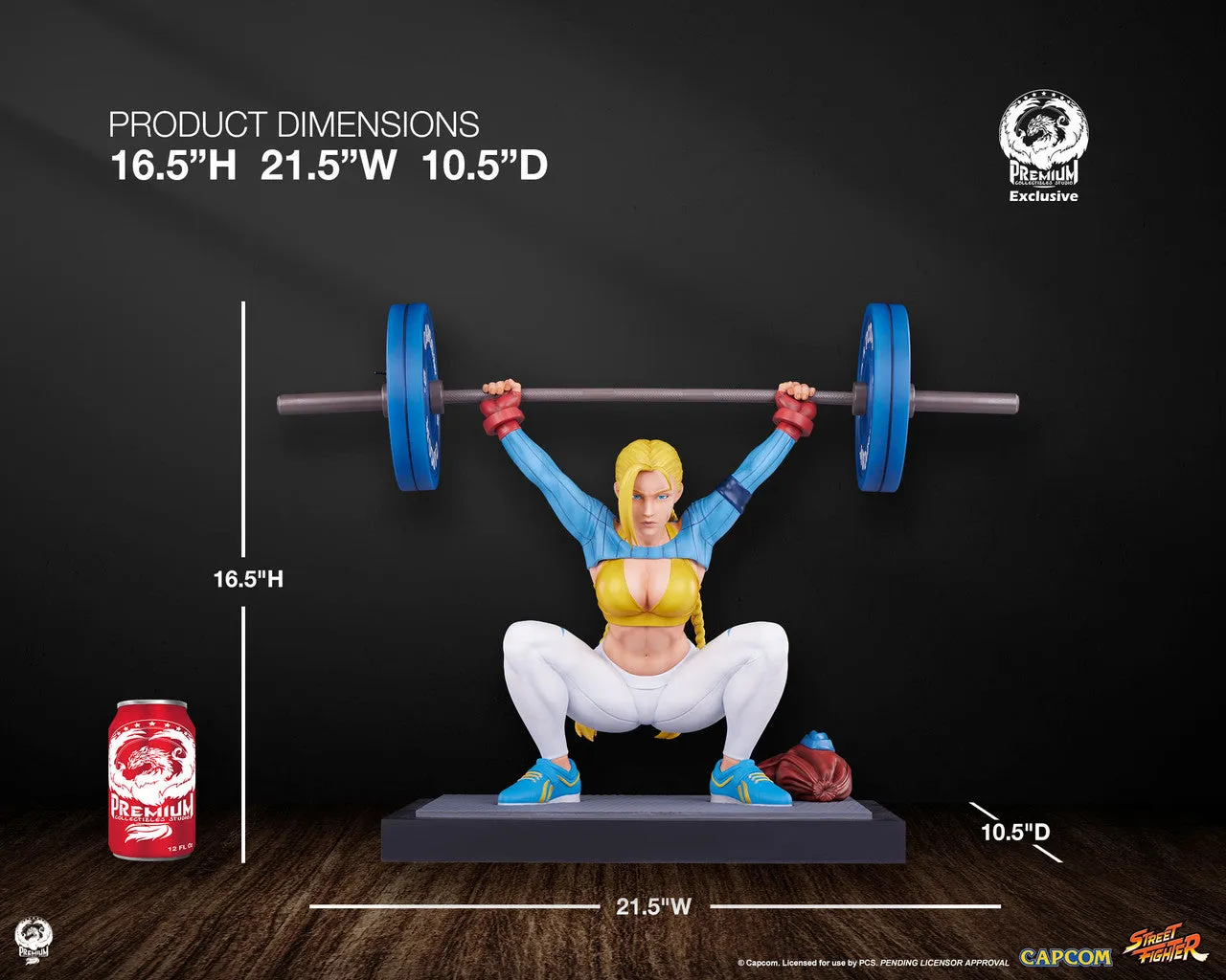 Cammy Powerlifting (Alpha Edition) 1/4 Scale Statue