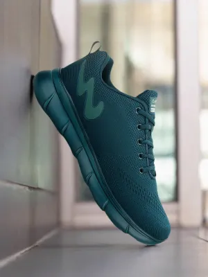 Campus Men Turquoise Blue Mesh Running Shoes