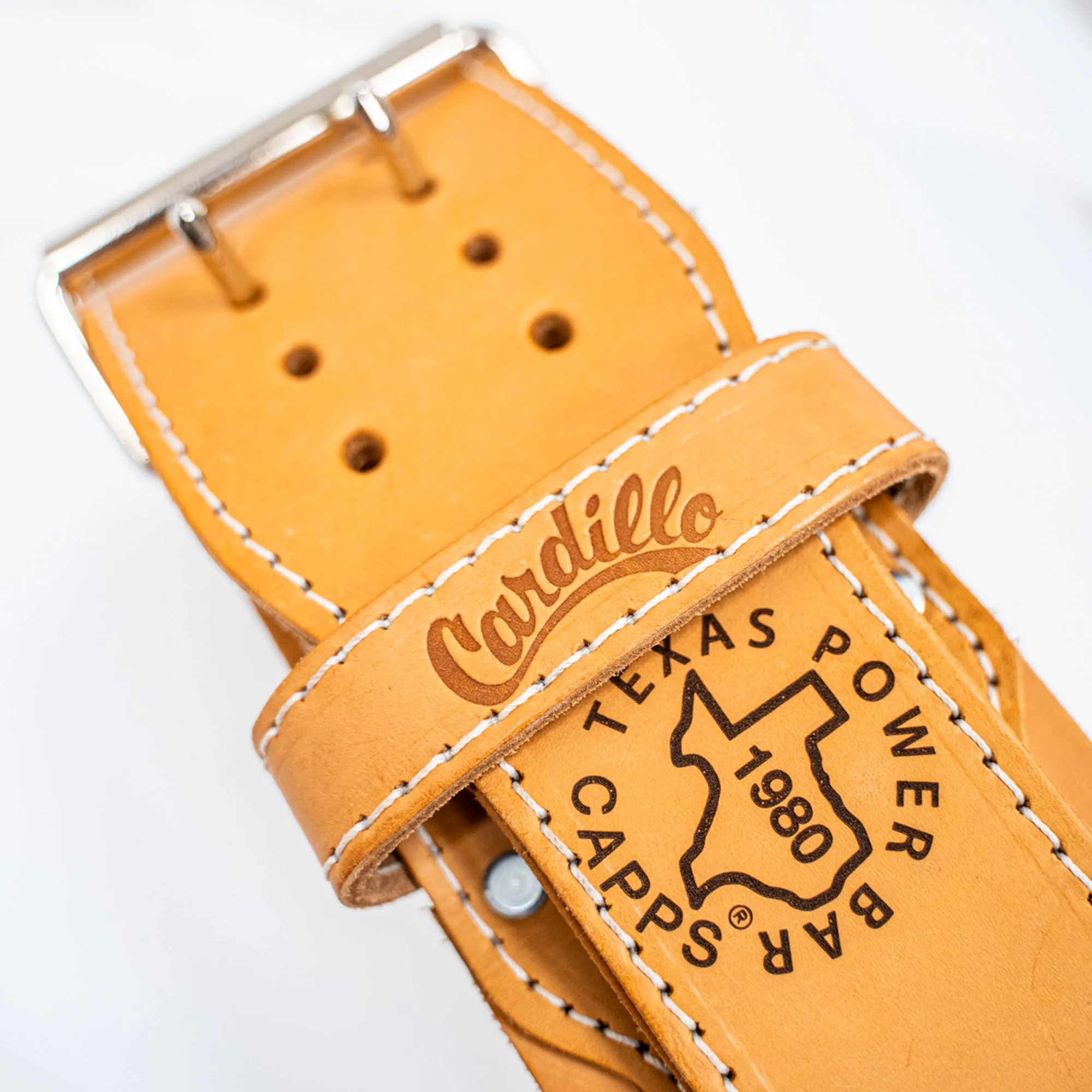 Cardillo x Texas Power Bars 450R Powerlifting Weight Belt