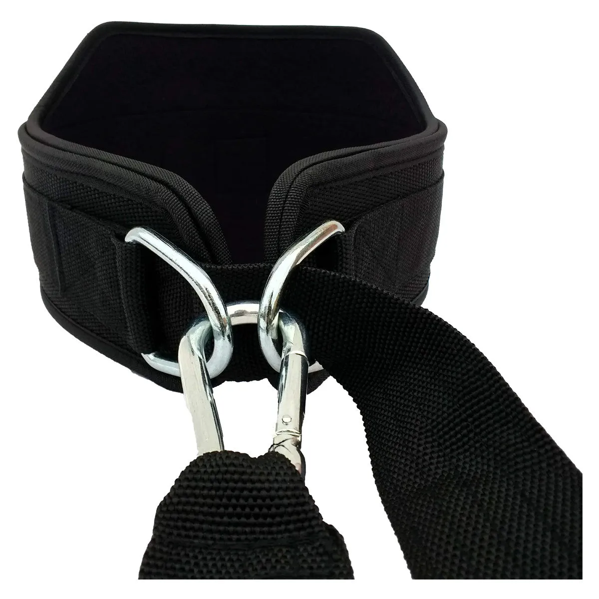 Chainless Nylon Heavy Duty Dipping Belt With Two Rings