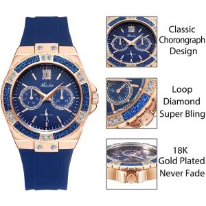Chronograph  Sport Analog watch for Woman
