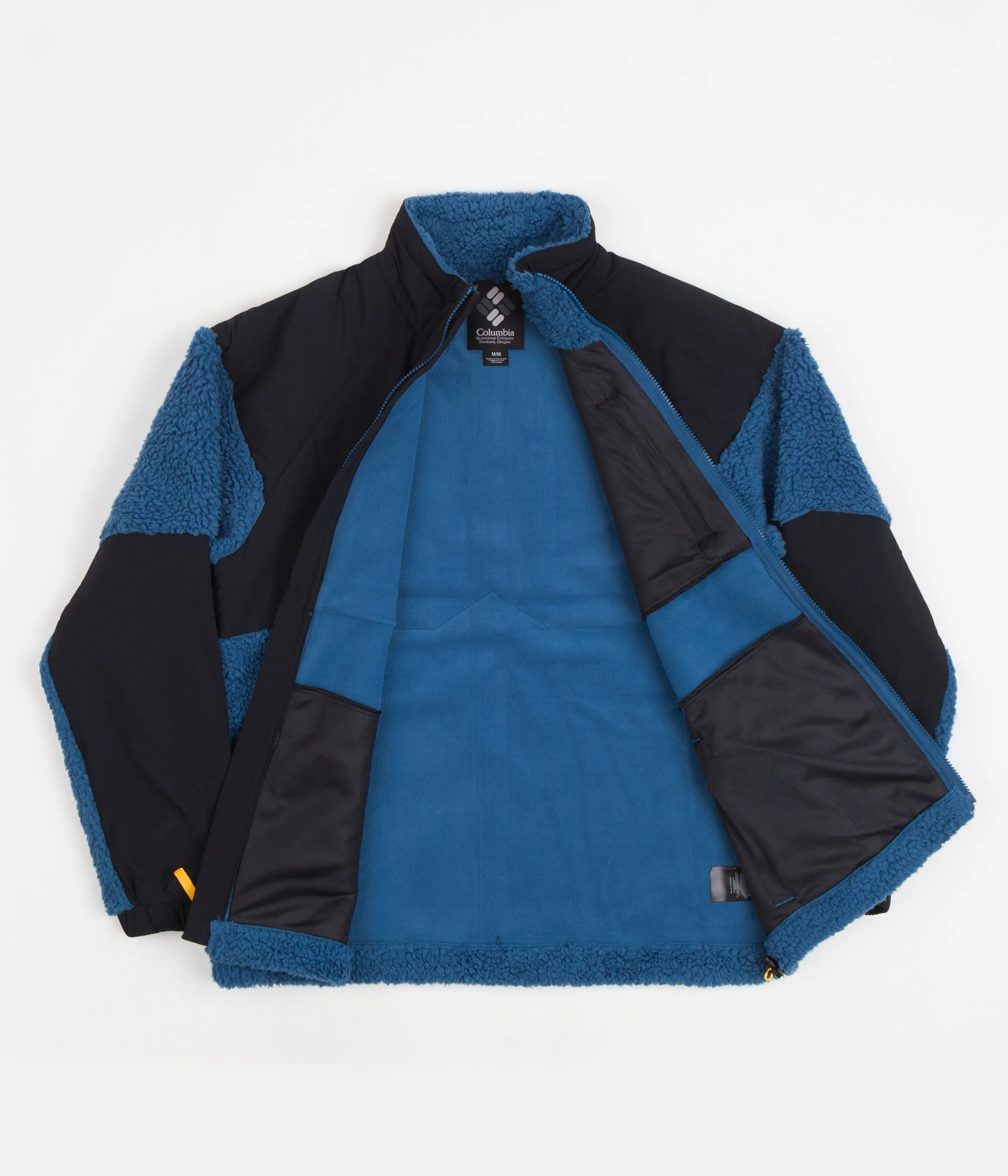 Columbia Ballistic Ridge Full Zip Fleece - Impulse Blue / Black