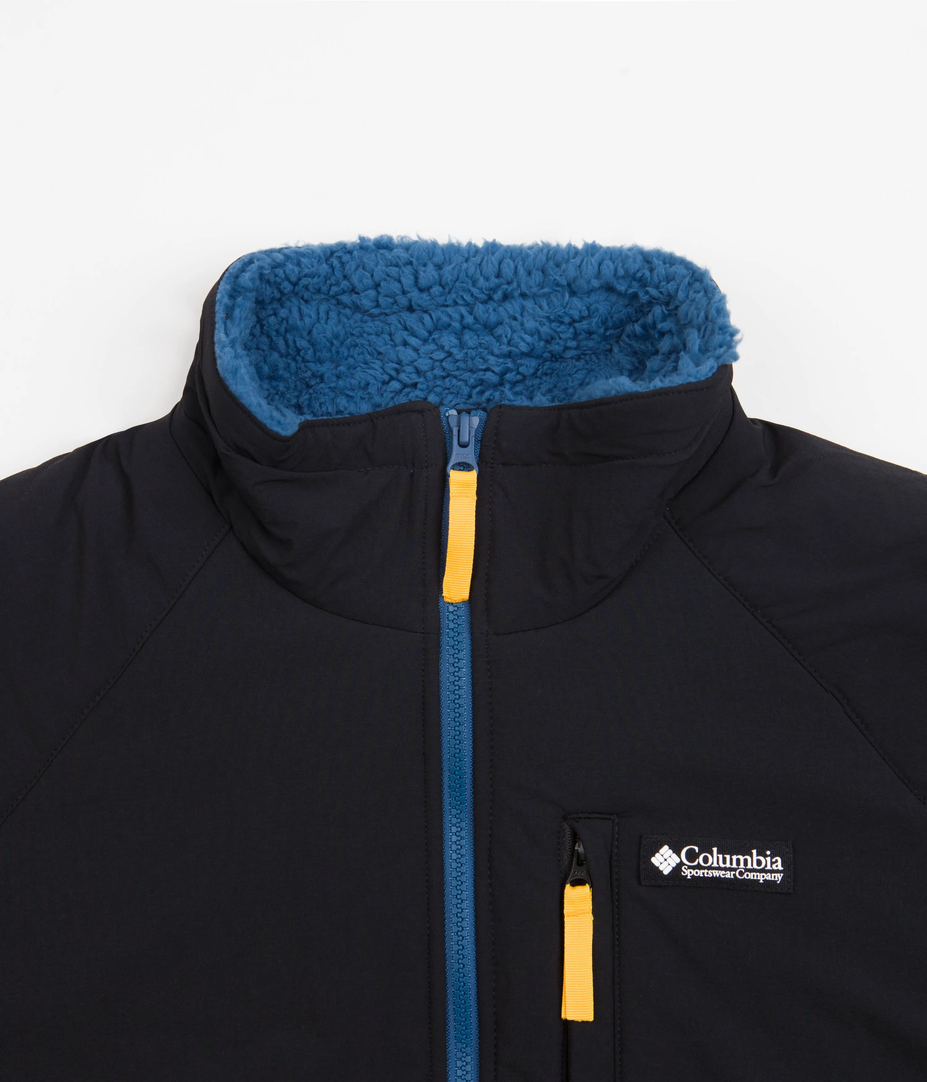 Columbia Ballistic Ridge Full Zip Fleece - Impulse Blue / Black