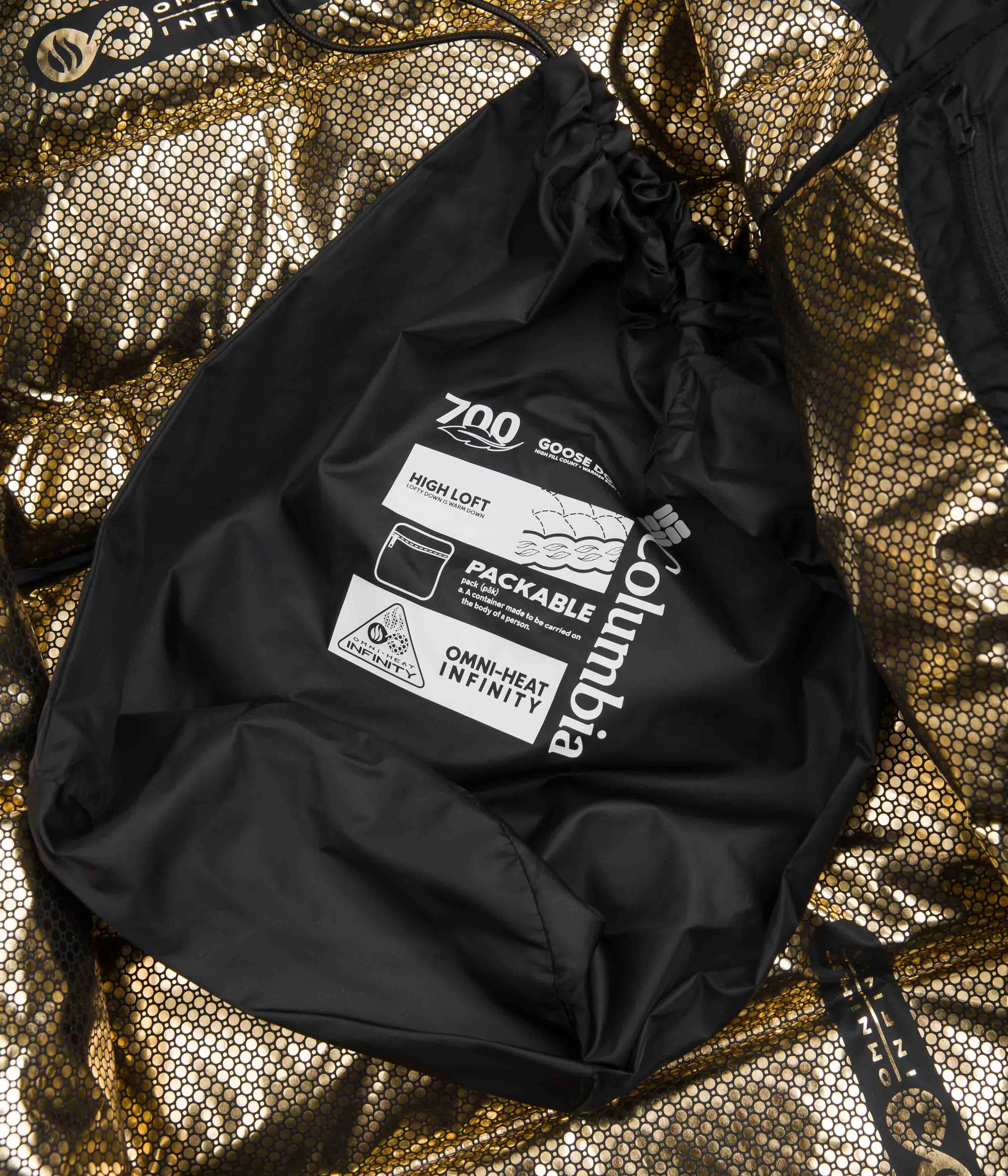Columbia Bulo Point II Down Jacket - Black Shiny / Black