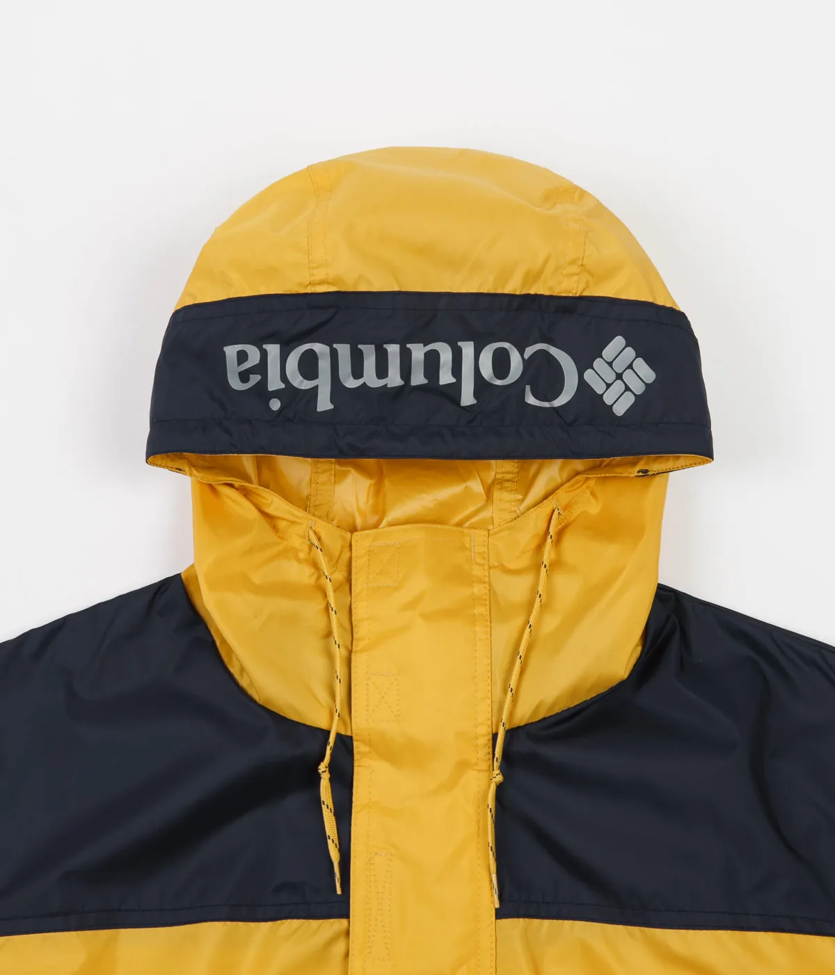 Columbia Challenger Windbreaker Jacket - Bright Gold / Collegiate Navy
