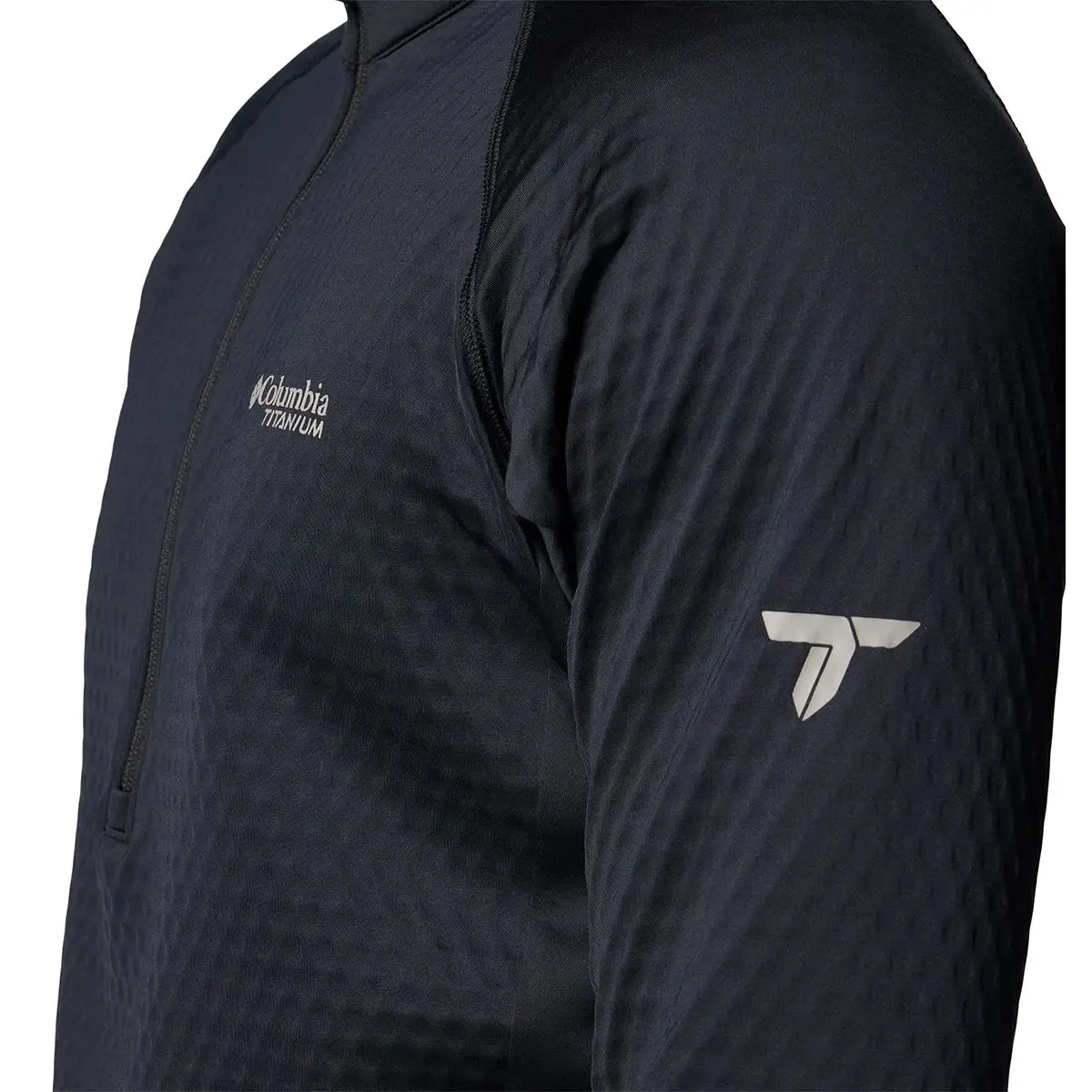 Crystal Leaf™ Omni-Heat™ Helix Half Zip - Black