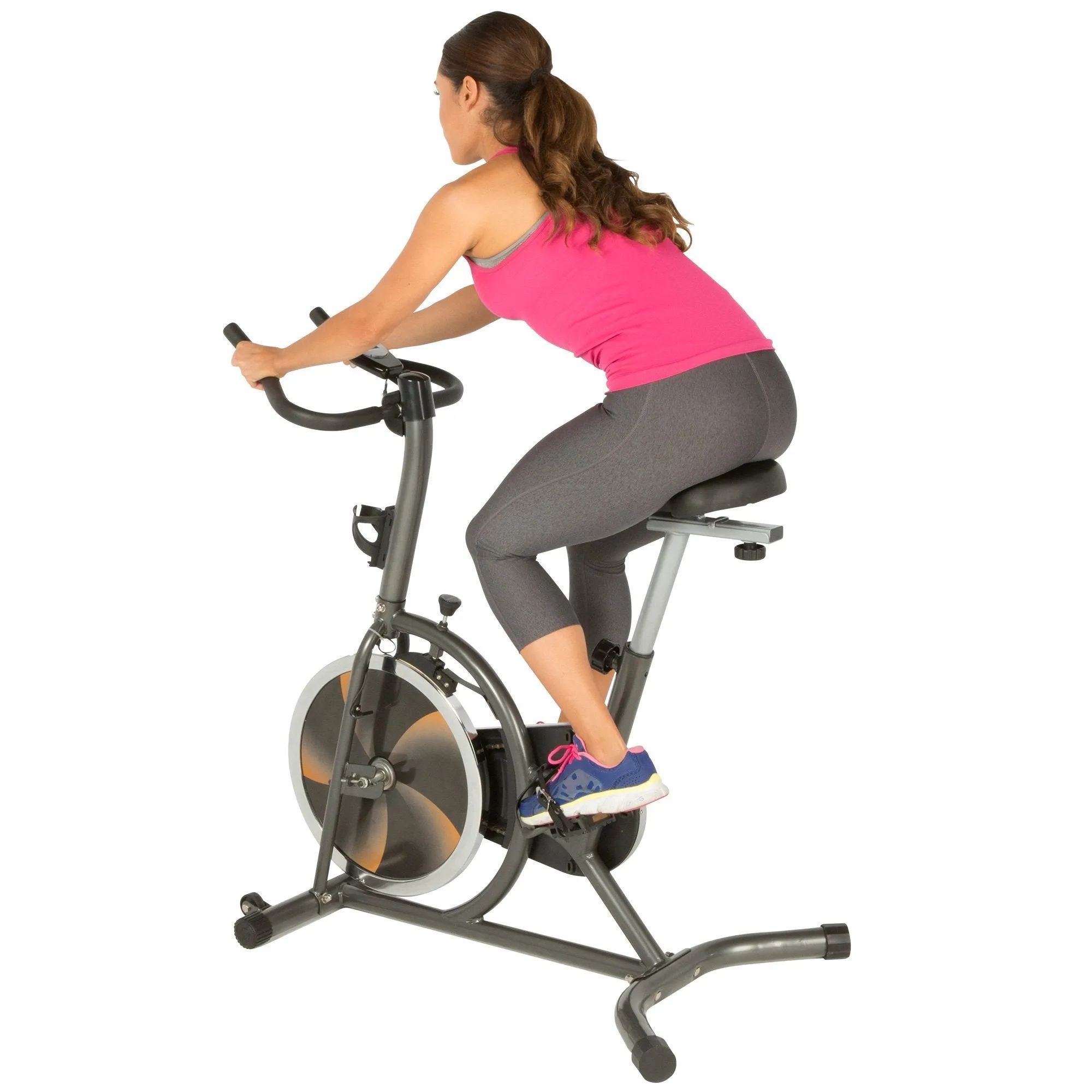Fitness Reality S275 Exercise Bike/Indoor Training Cycle with 4 Way Adjustable Seat