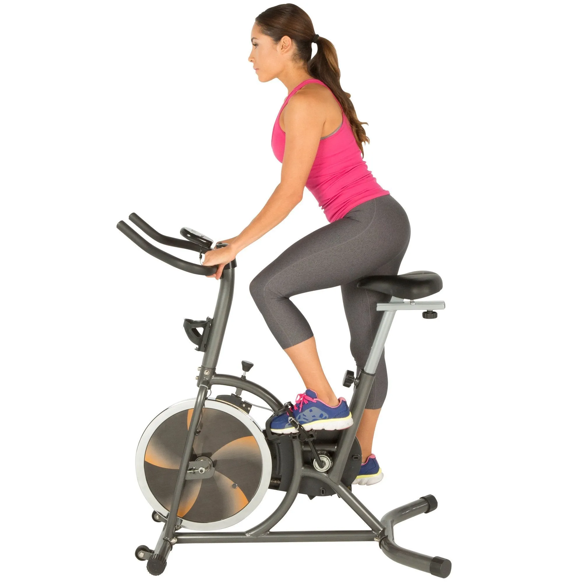 Fitness Reality S275 Exercise Bike/Indoor Training Cycle with 4 Way Adjustable Seat