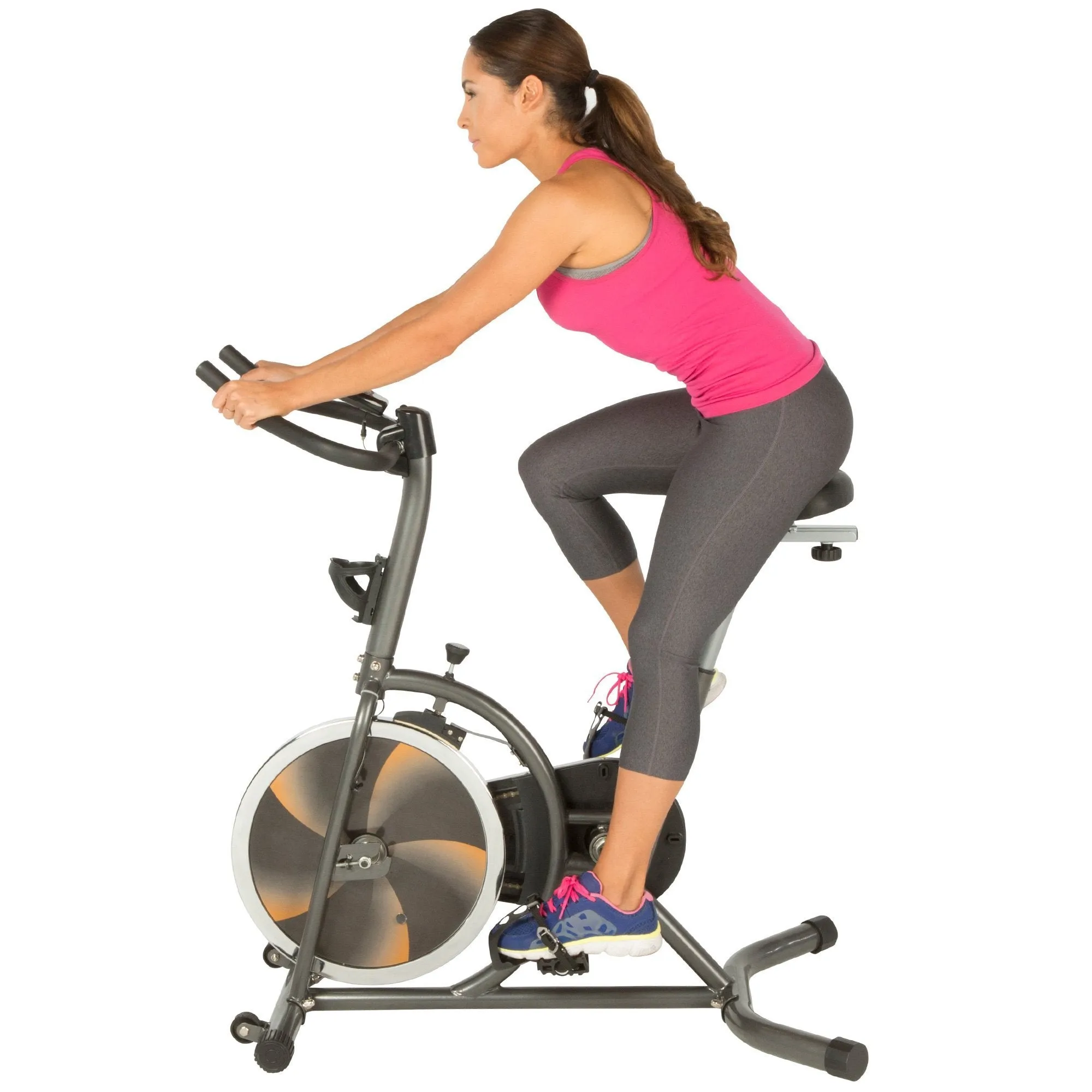 Fitness Reality S275 Exercise Bike/Indoor Training Cycle with 4 Way Adjustable Seat