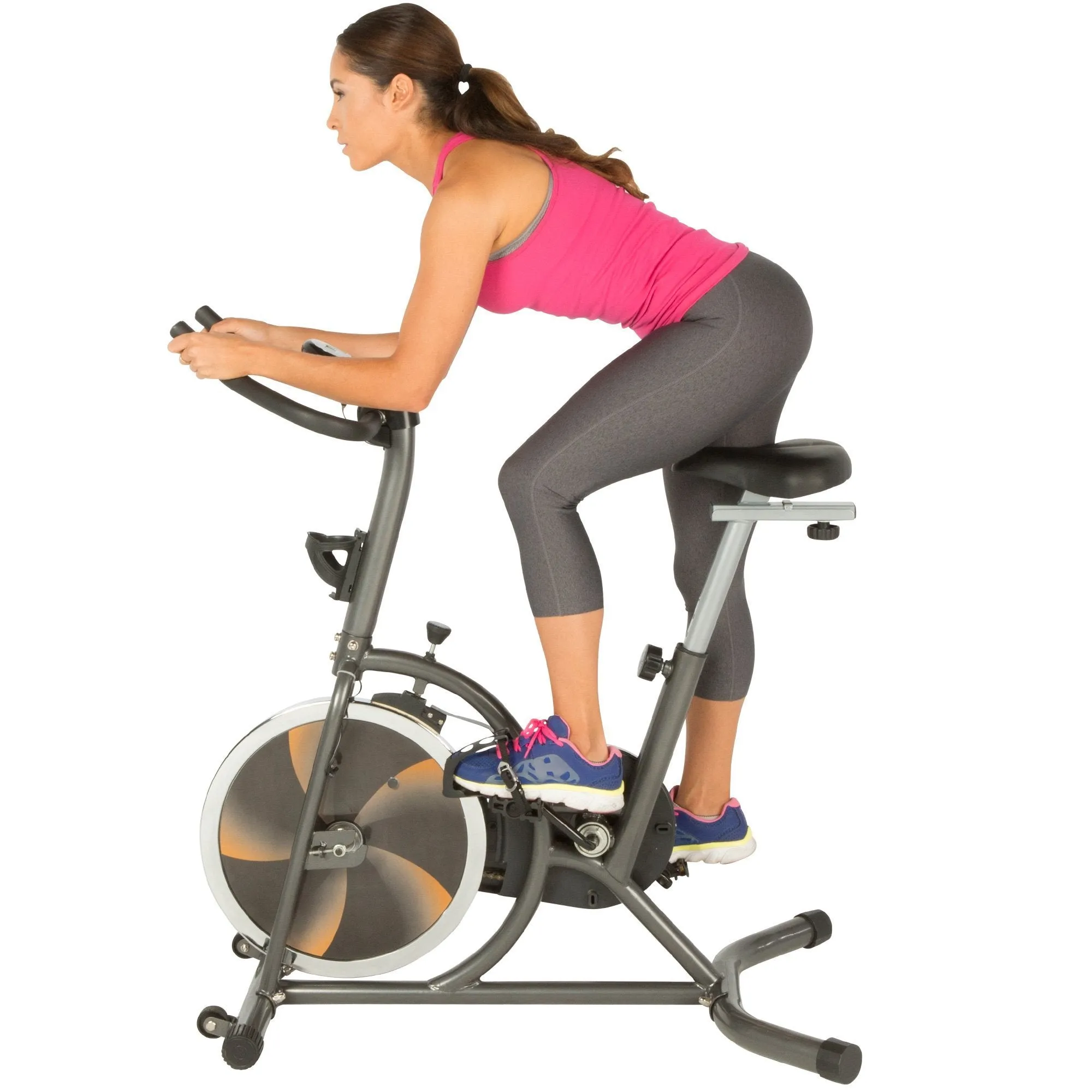 Fitness Reality S275 Exercise Bike/Indoor Training Cycle with 4 Way Adjustable Seat