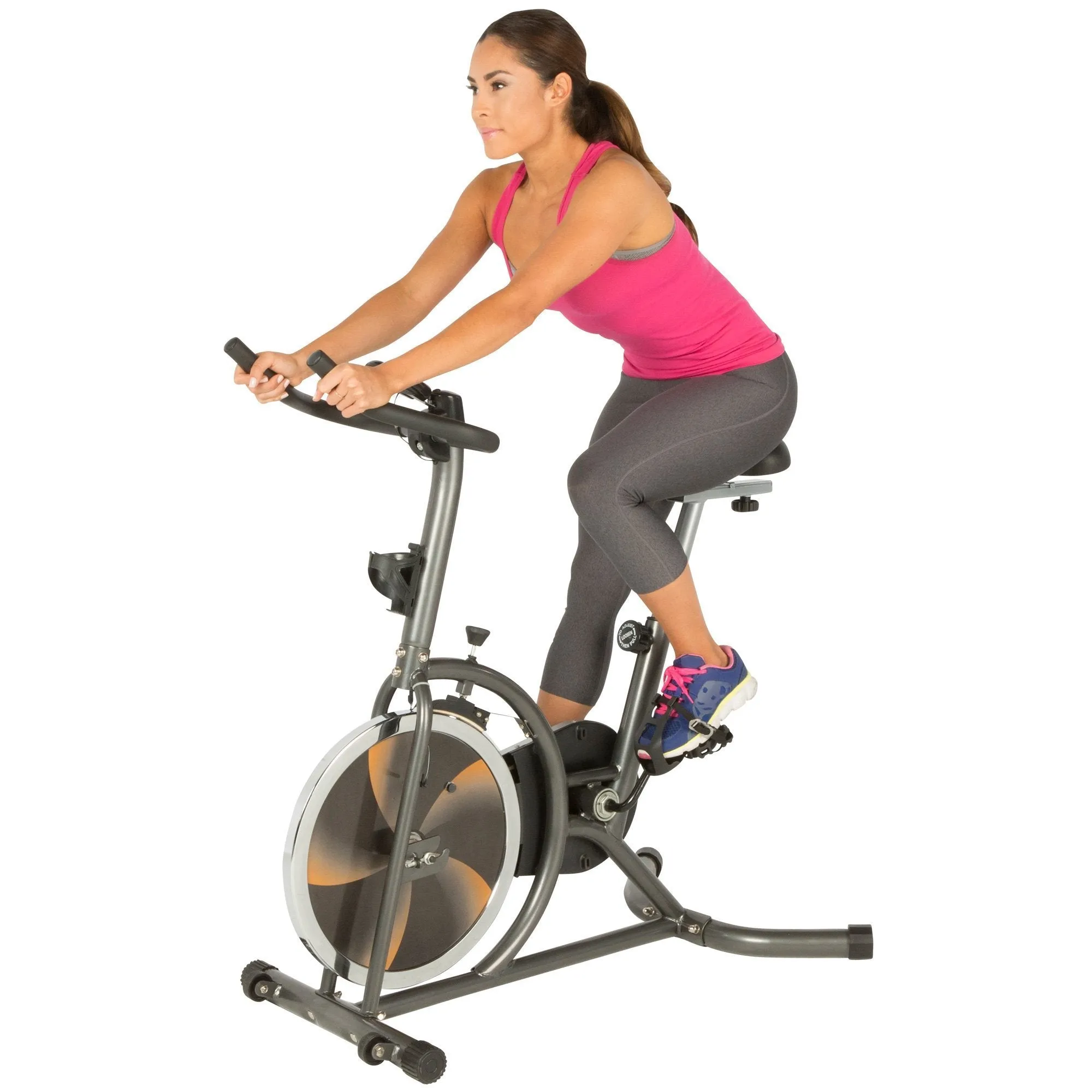 Fitness Reality S275 Exercise Bike/Indoor Training Cycle with 4 Way Adjustable Seat