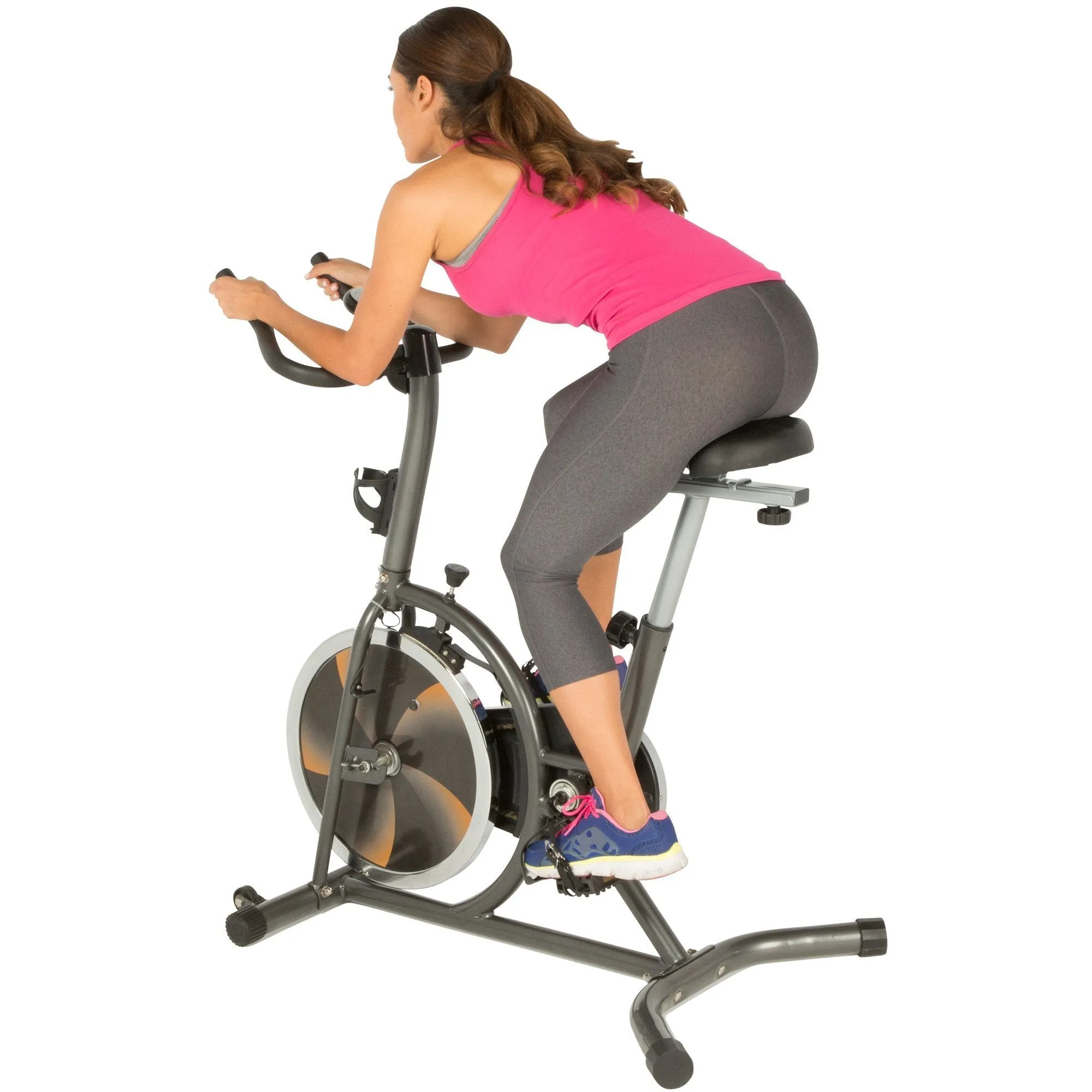 Fitness Reality S275 Exercise Bike/Indoor Training Cycle with 4 Way Adjustable Seat