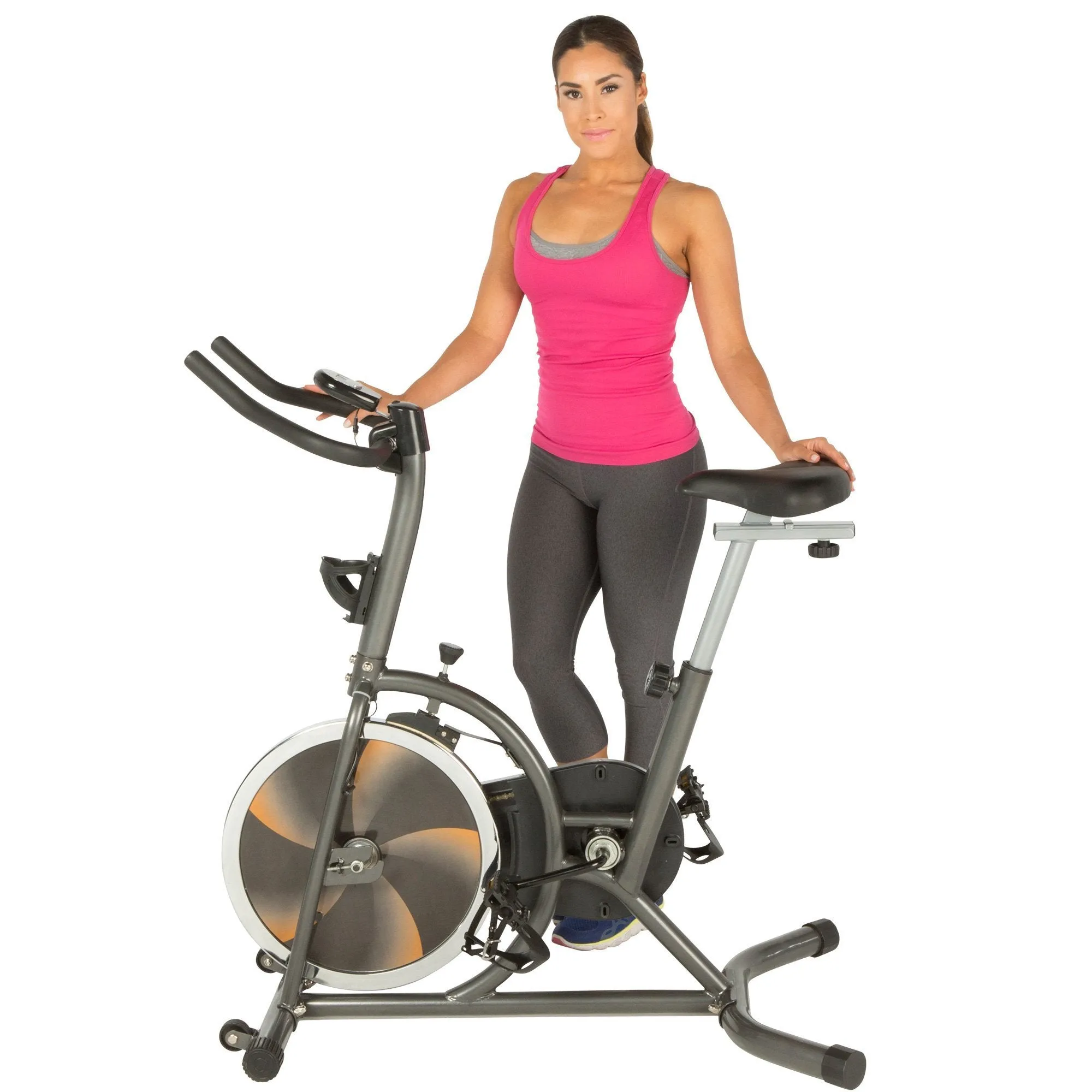 Fitness Reality S275 Exercise Bike/Indoor Training Cycle with 4 Way Adjustable Seat