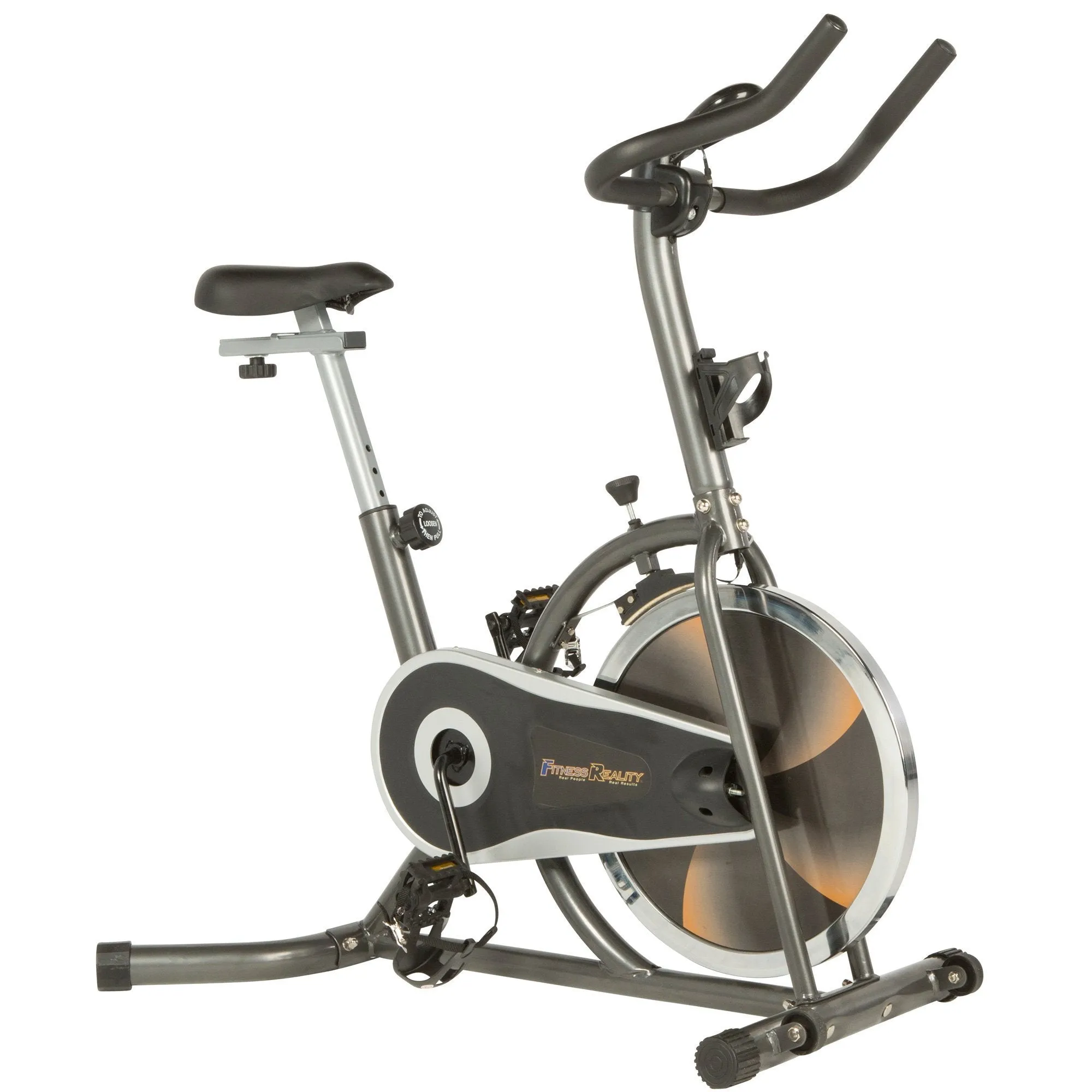 Fitness Reality S275 Exercise Bike/Indoor Training Cycle with 4 Way Adjustable Seat