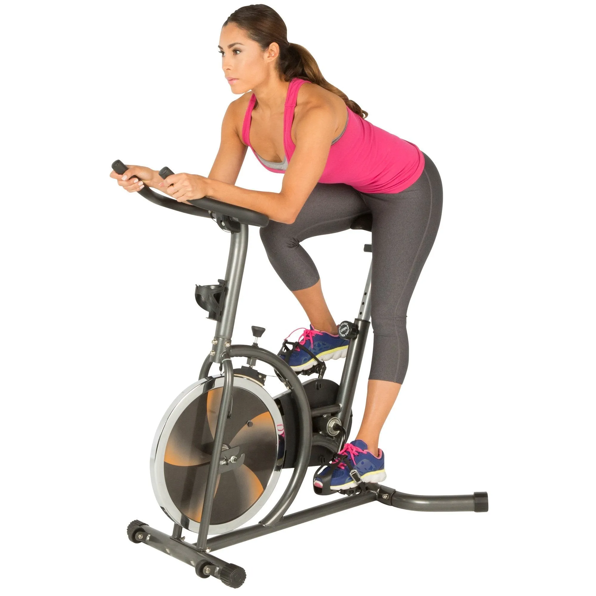 Fitness Reality S275 Exercise Bike/Indoor Training Cycle with 4 Way Adjustable Seat