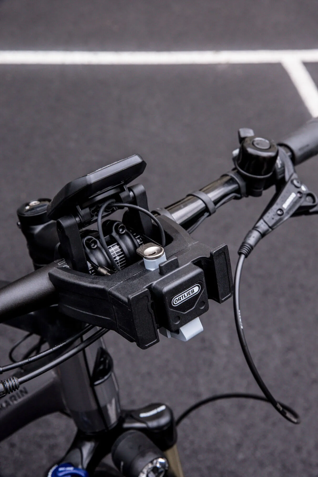 Handlebar Mounting-Set, E-Bike, with Lock
