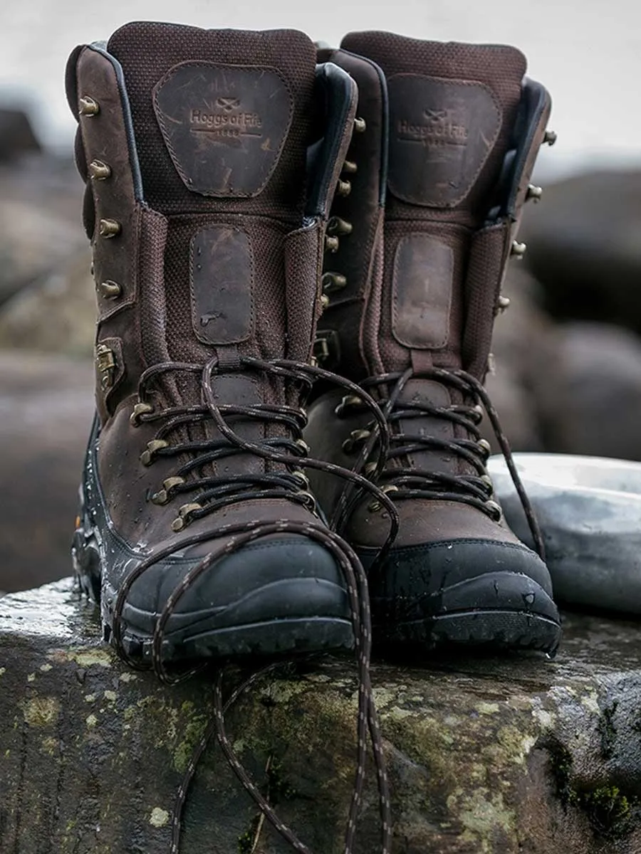 HOGGS OF FIFE Aonach Mens 10" Waterproof Field Boot - Waxy Brown