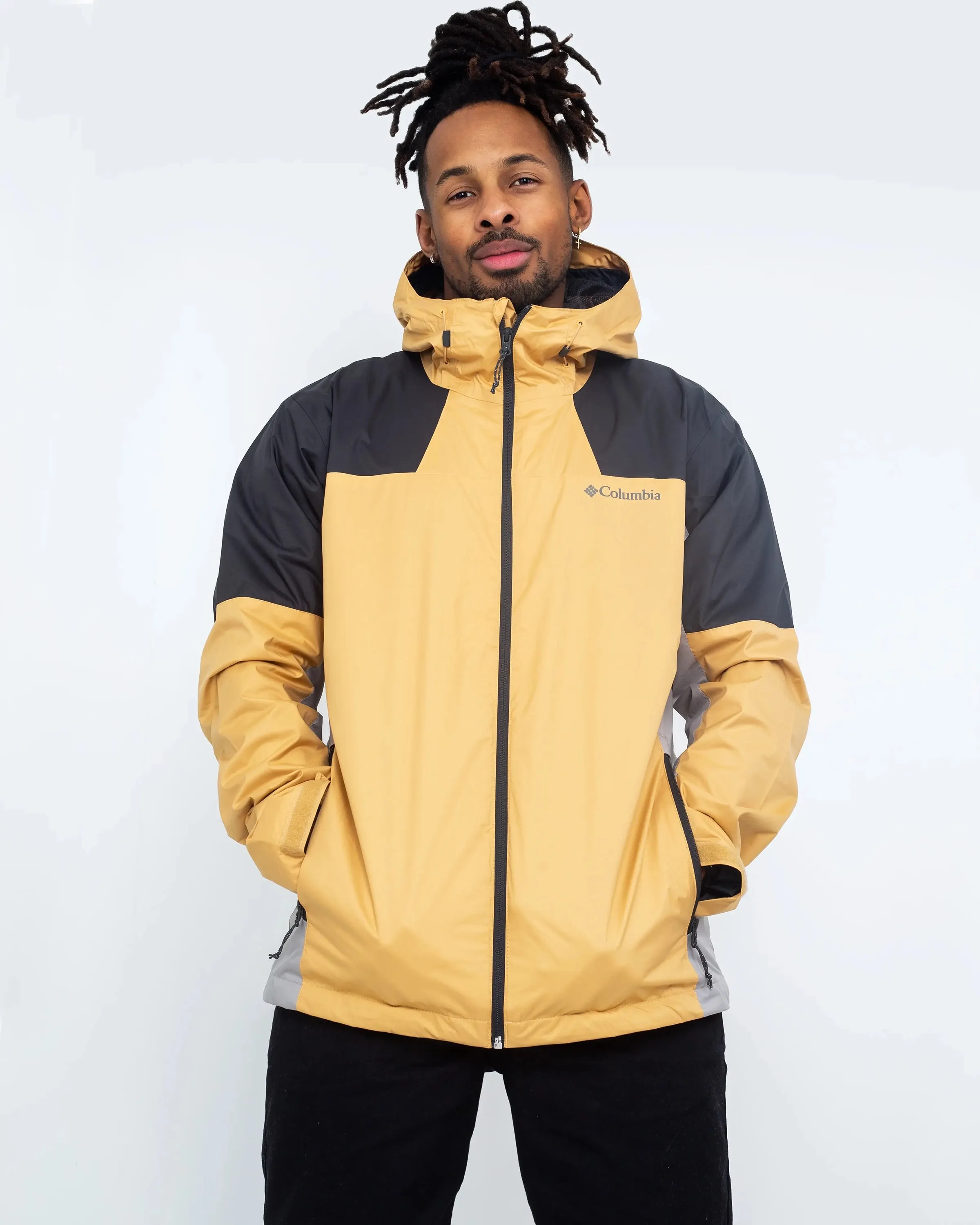 Inner Limits III Jacket in Light Camel, Shark & Flint Grey