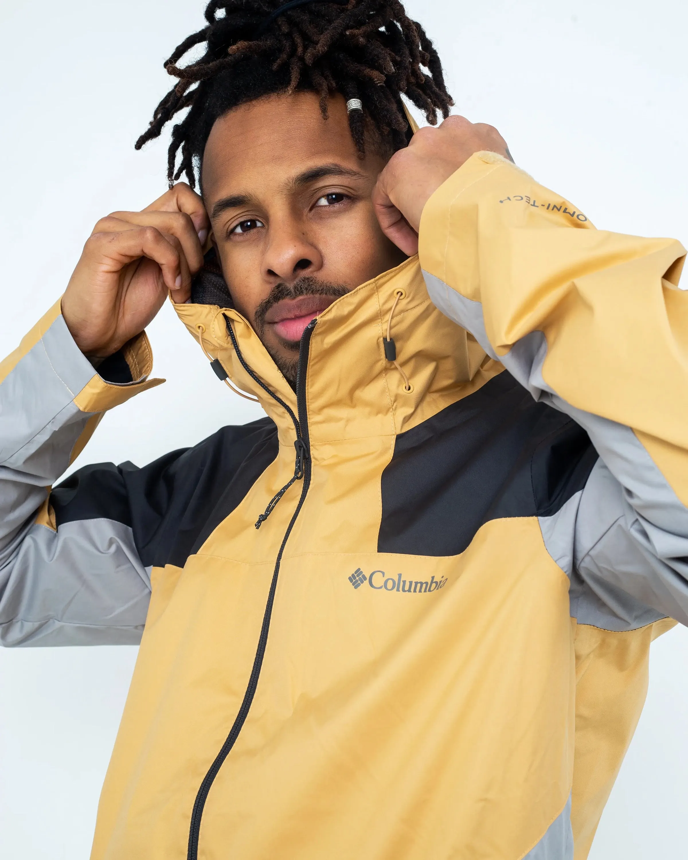 Inner Limits III Jacket in Light Camel, Shark & Flint Grey