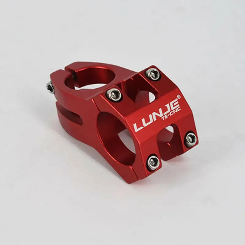 LUNJE MTB Stem 31.8x45mm High-strength Short Handlebar Stem Aluminum Alloy Bicycle Bridge Racing Downhill Bike / Road Bike Stem