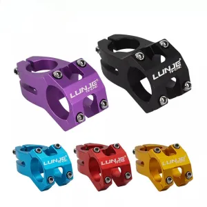 LUNJE MTB Stem 31.8x45mm High-strength Short Handlebar Stem Aluminum Alloy Bicycle Bridge Racing Downhill Bike / Road Bike Stem