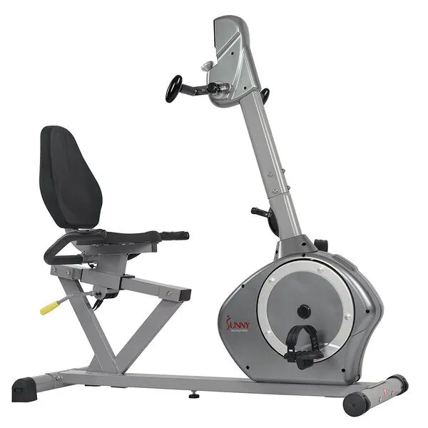 Magnetic Recumbent Exercise Bike with Arm Exercisers