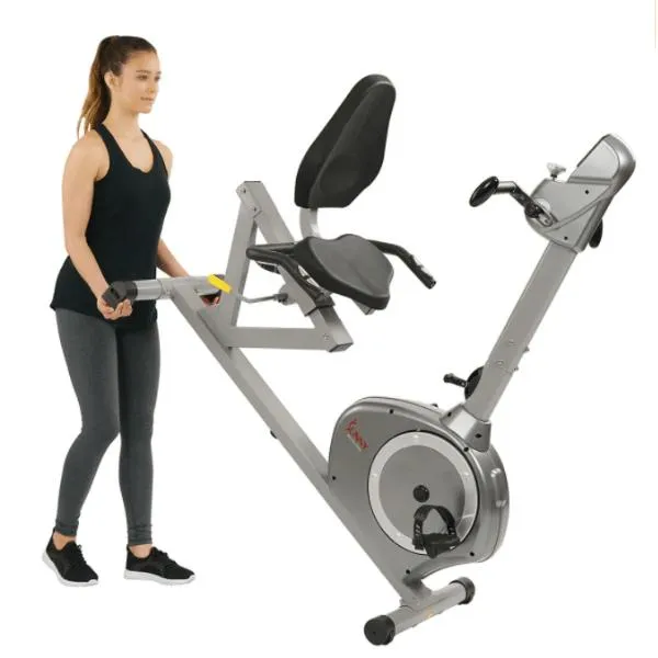 Magnetic Recumbent Exercise Bike with Arm Exercisers