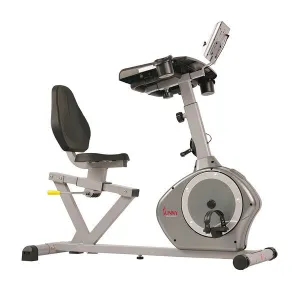 Magnetic Recumbent Exercise Bike with Desk