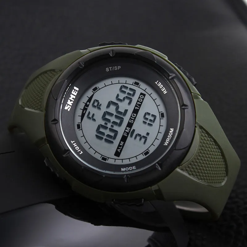 Men Military Army Watches Alarm Clock Shock Resistant Waterproof Digital Watch