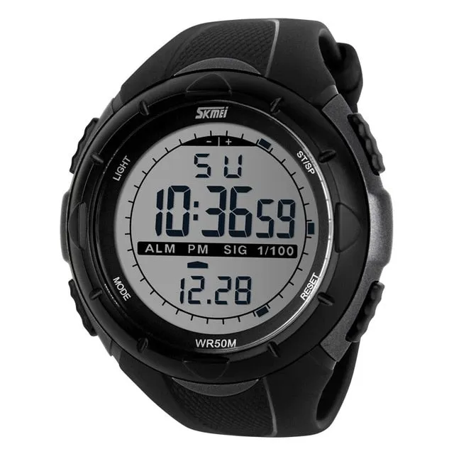 Men Military Army Watches Alarm Clock Shock Resistant Waterproof Digital Watch