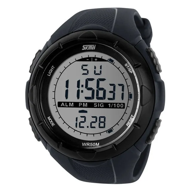 Men Military Army Watches Alarm Clock Shock Resistant Waterproof Digital Watch