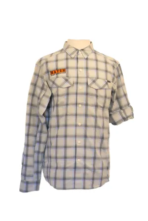 Men's Silver Ridge Plaid Long Sleeve Shirt - Stone