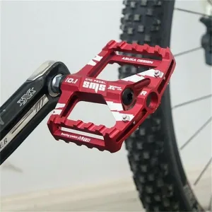 Mountain Road Bike Aluminum Alloy MTB Pedals Flat Platform Bicycle Pedal 1Pair