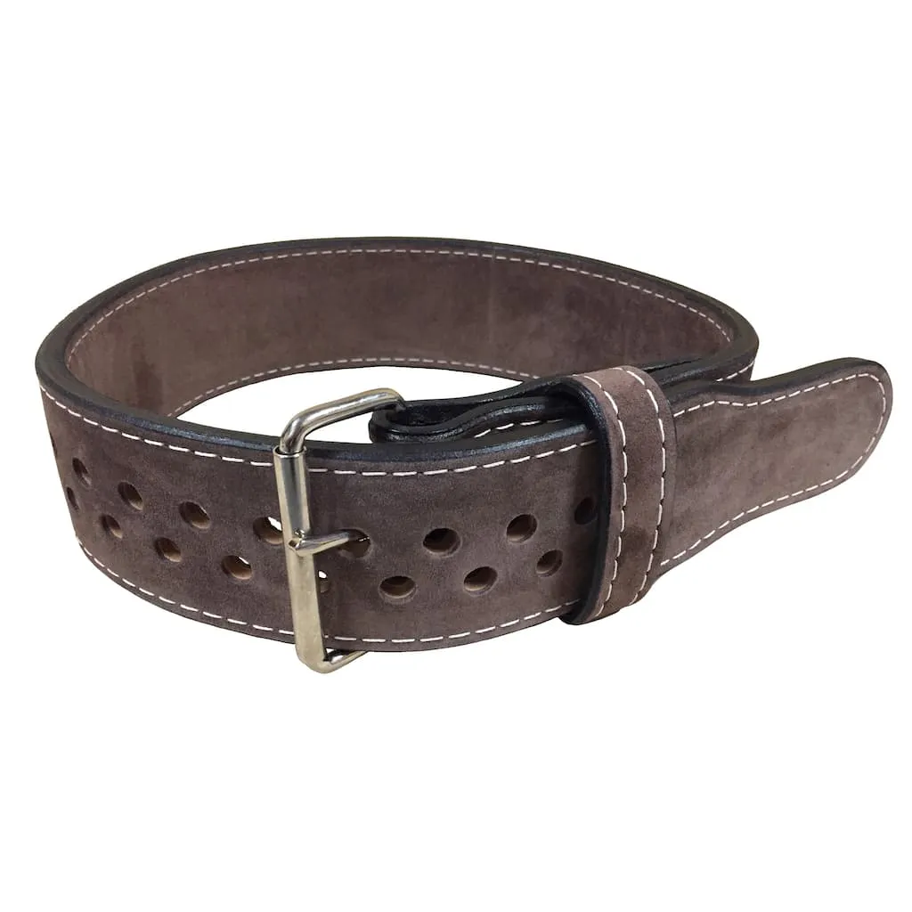 Pioneer Cut Powerlifting Belt – 10mm thick – 3" wide (Single Colour Suede)