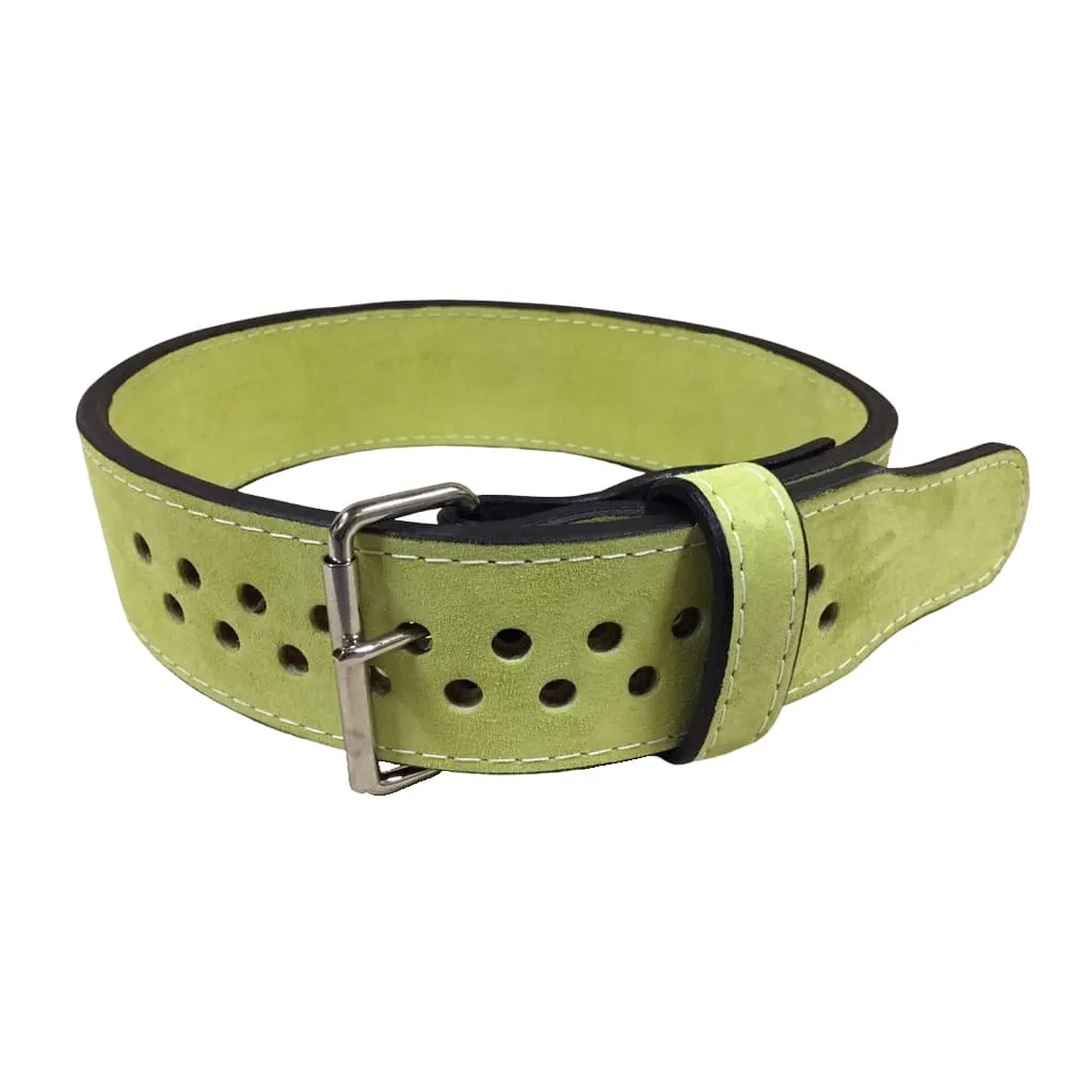 Pioneer Cut Powerlifting Belt – 10mm thick – 3" wide (Single Colour Suede)