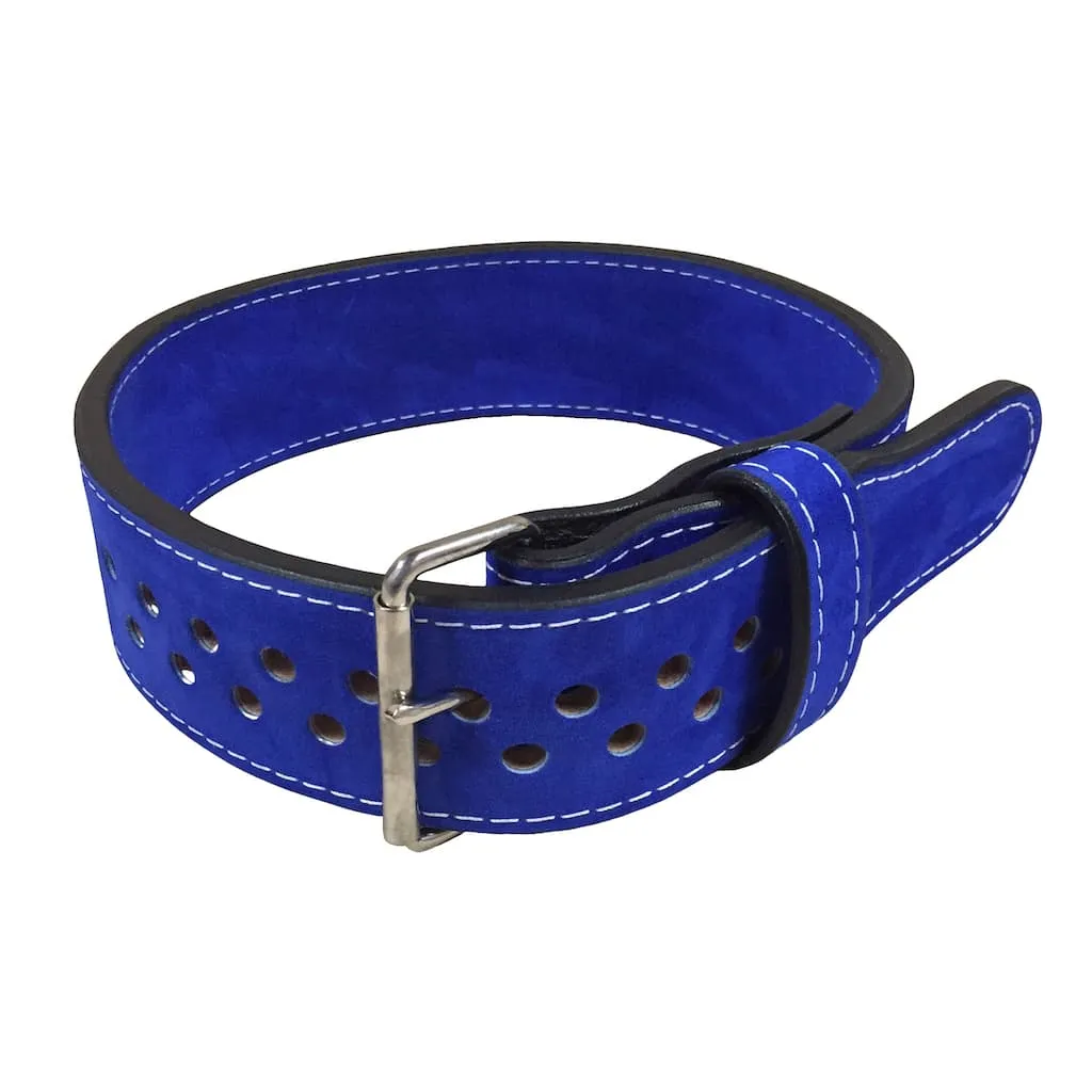Pioneer Cut Powerlifting Belt – 10mm thick – 3" wide (Single Colour Suede)