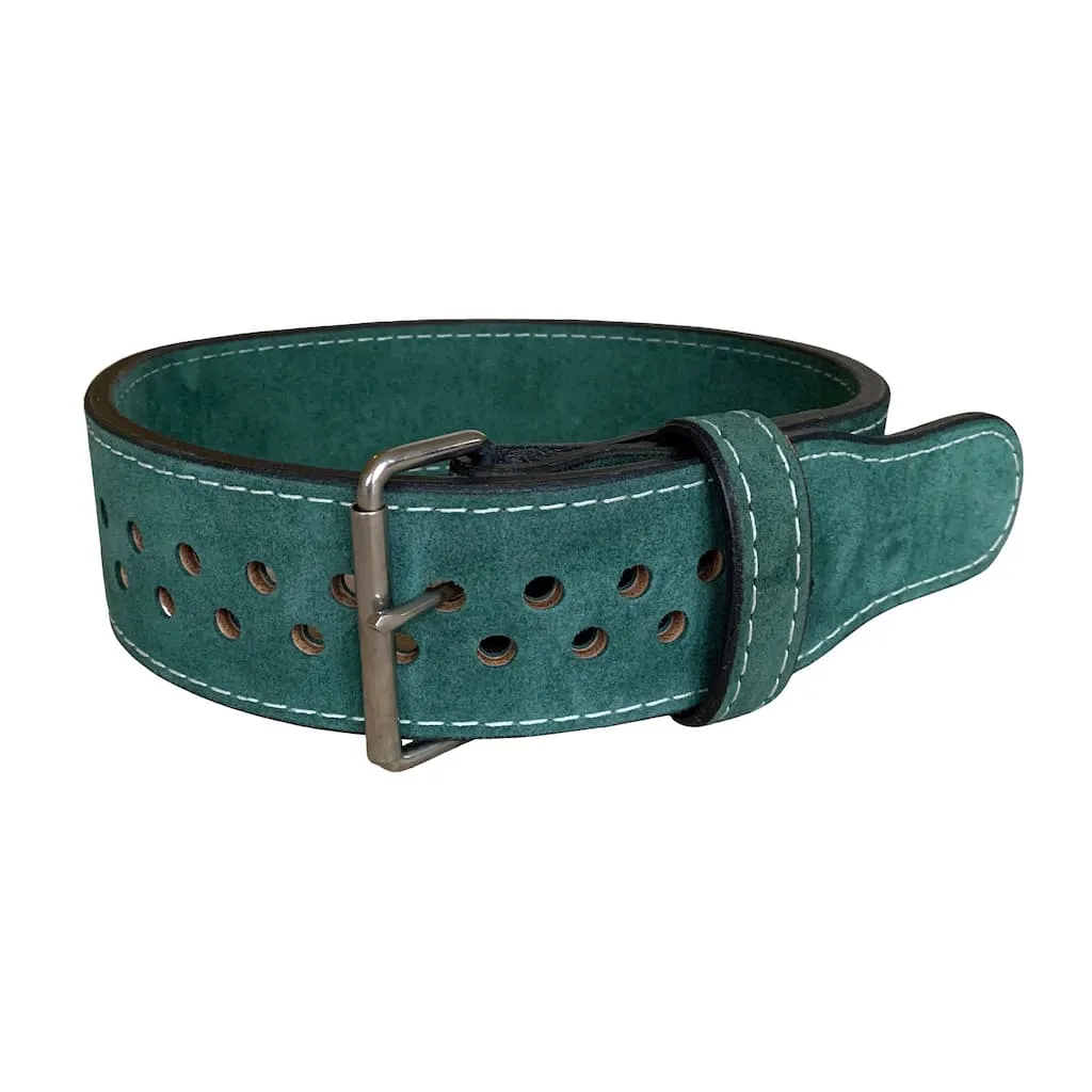 Pioneer Cut Powerlifting Belt – 10mm thick – 3" wide (Single Colour Suede)