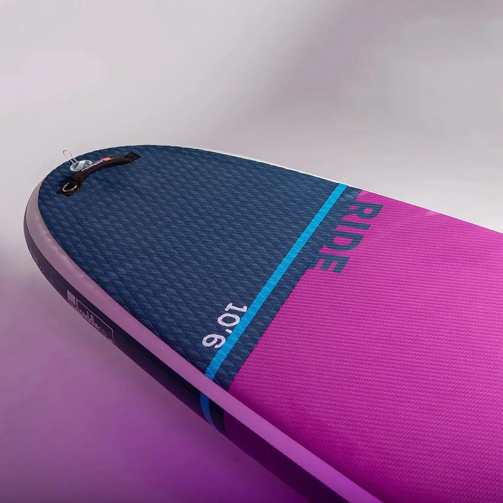 Red Ride MSL 10'6 Purple Inflatable Paddle Board Carbon Nylon Package.