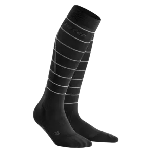 Reflective Tall Compression Socks, Men