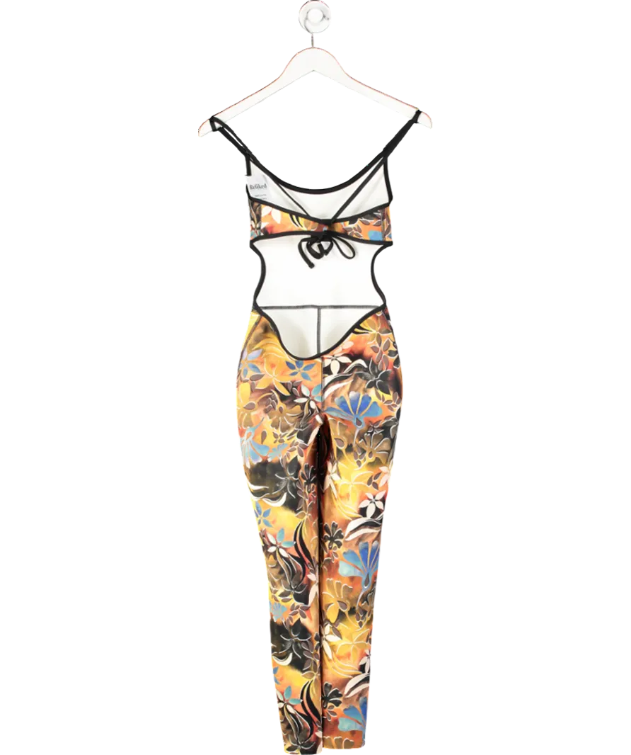 Seea Brown Nazare Bodysuit In Tigerlily Print UK M