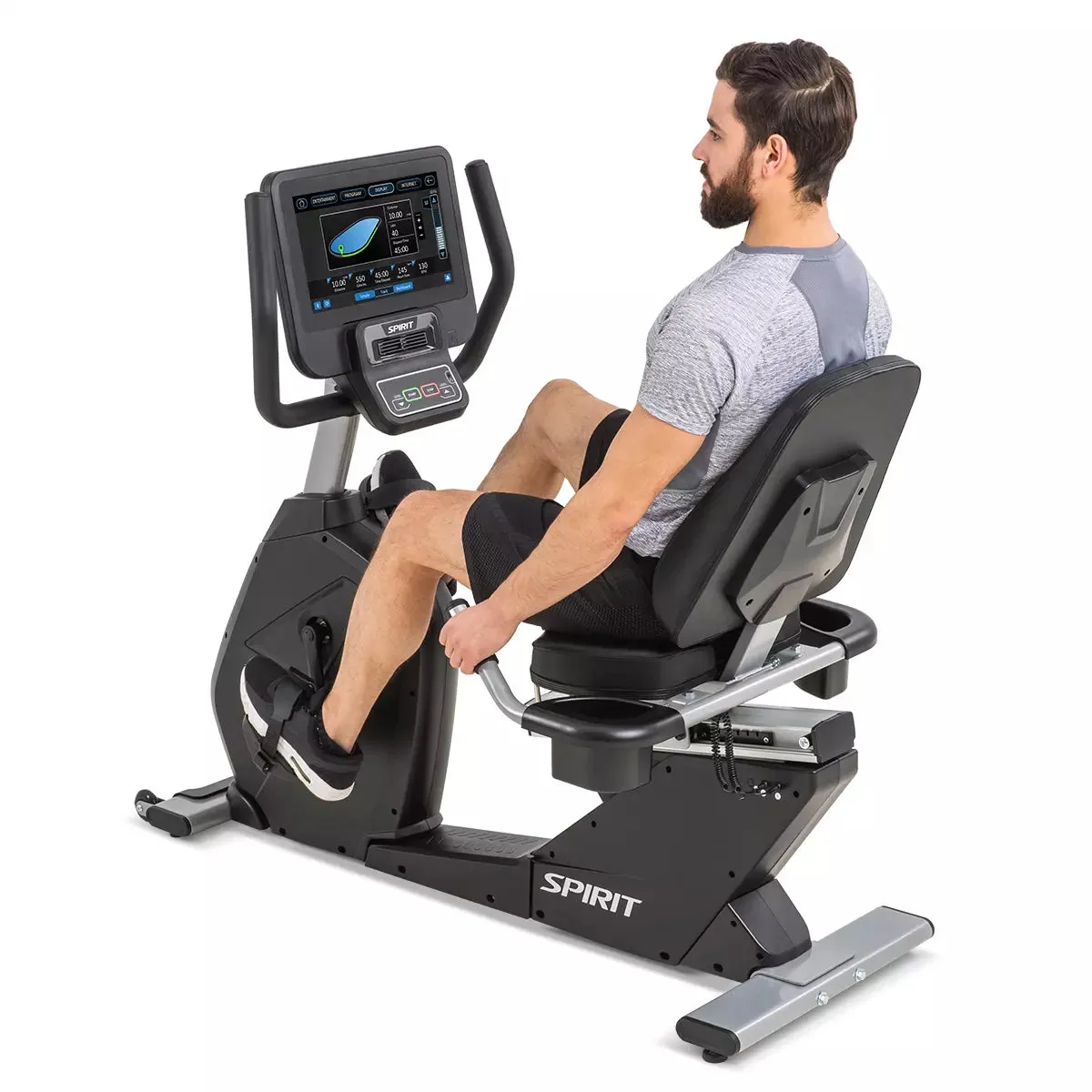 Spirit Fitness CR800ENT Recumbent Bike
