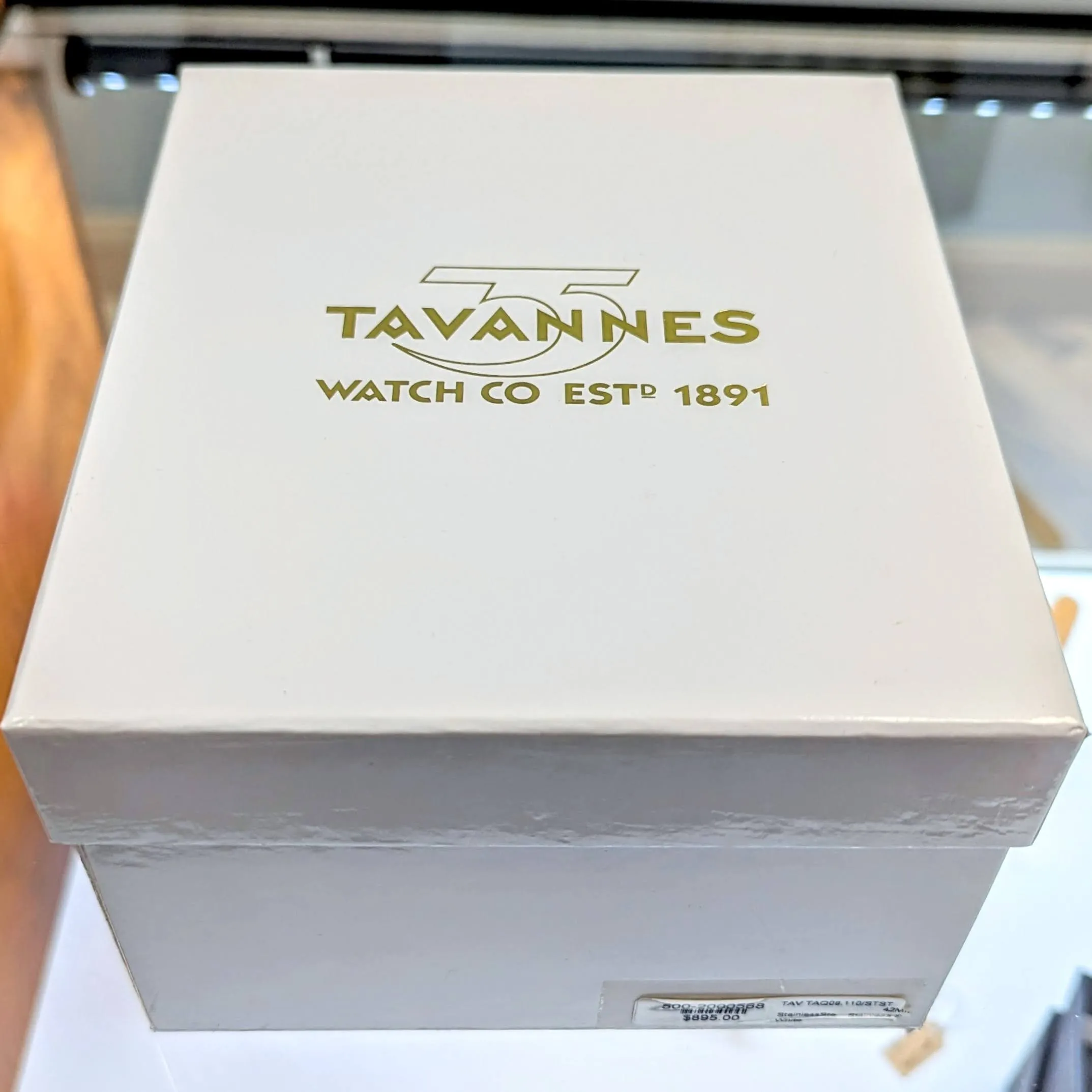 Tavannes Professional 200m/660ft Date Indicator - Q09.110/STS01 - Full Kit: Double Box, Papers, Extra Links