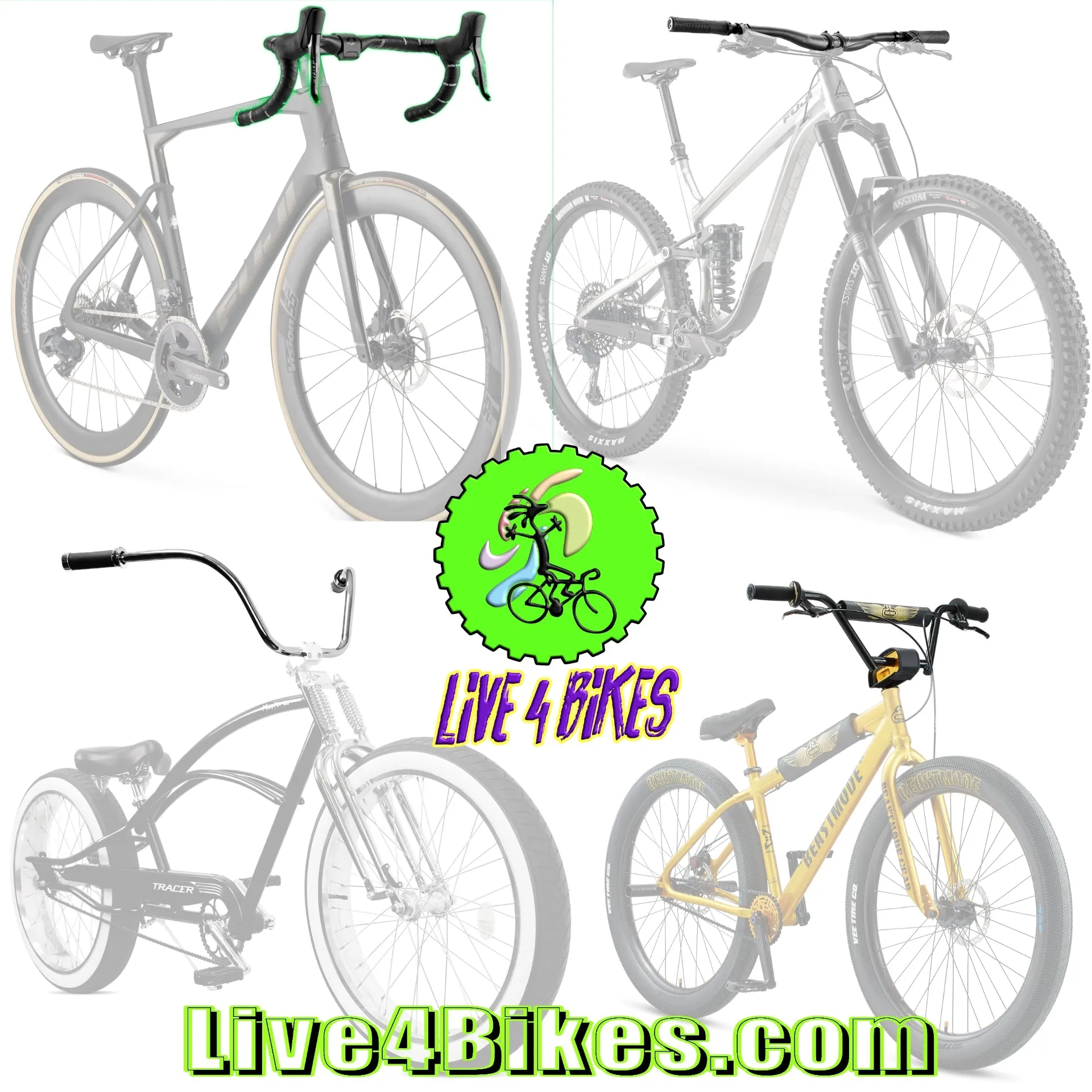 V Ape Lowrider Handlebar 16 25.4mm Chrome - Live4Bikes
