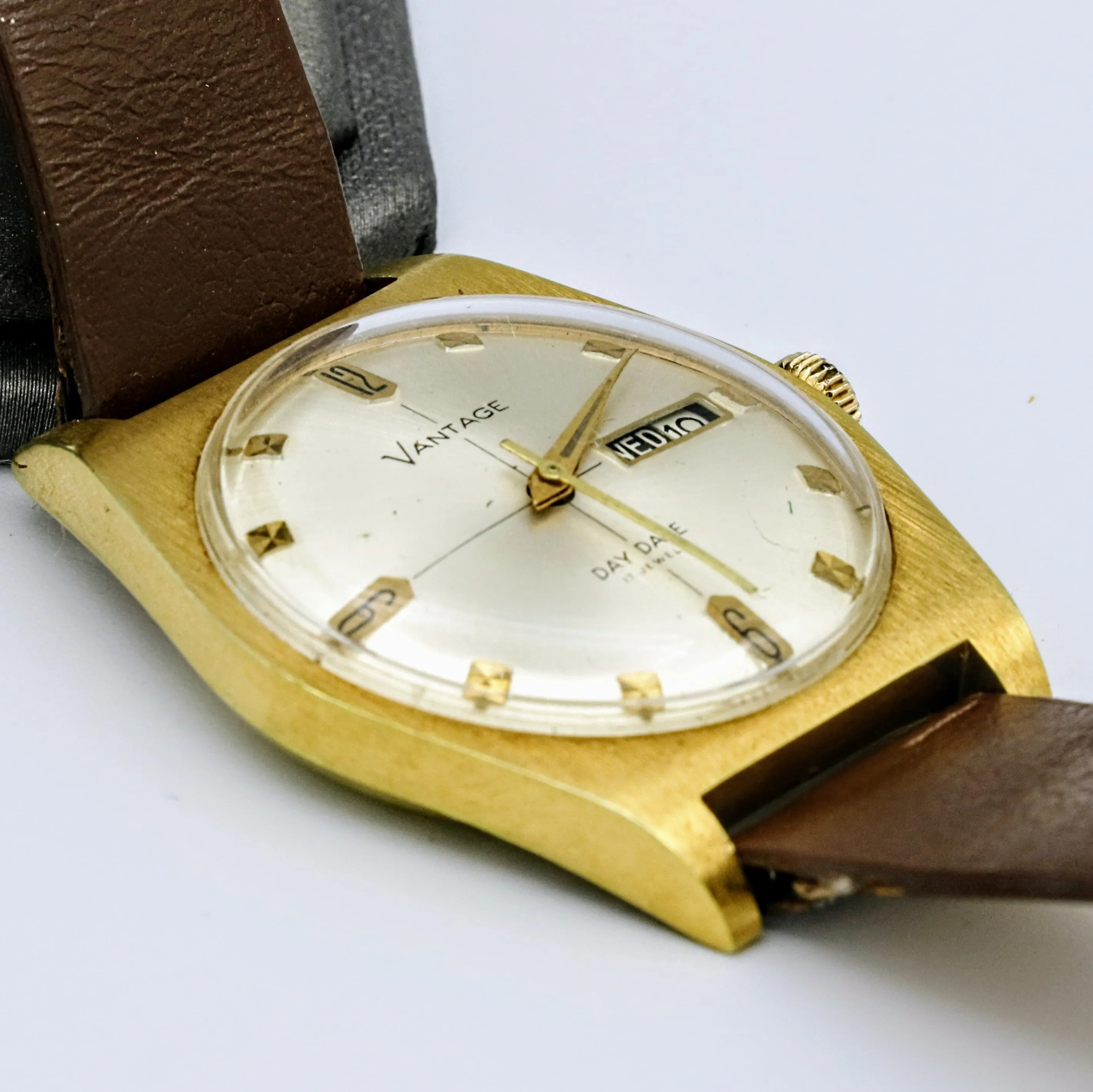 Vintage Vantage Wristwatch West Germany 17 Jewels Mechanical Watch